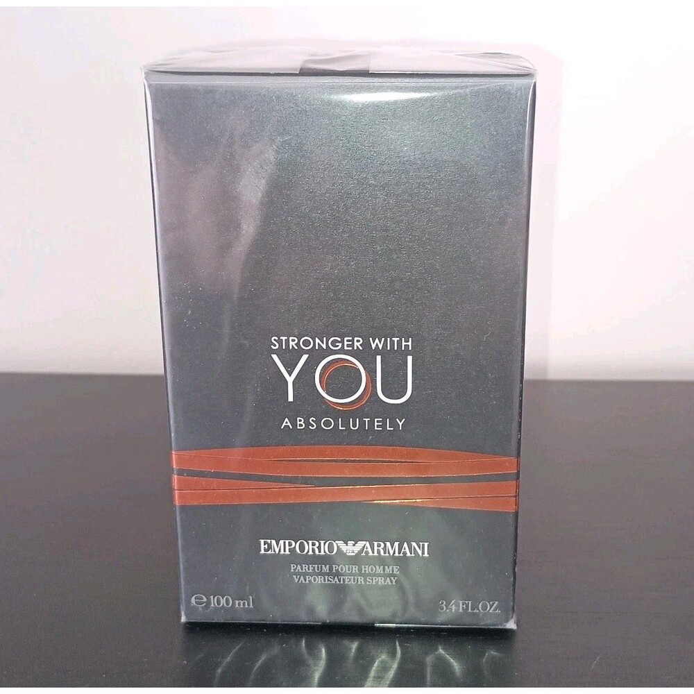 Stronger With You Absolutely Parfum Emporio Armani 3.4 oz 100 ml For Men NEW